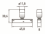 Faretto Led 0,6w per Mini Rail Nero 4000K | Luce Viva - immagine 2
